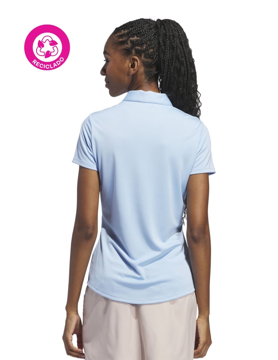 Playera tipo polo golf Adidas Golf para mujer 4