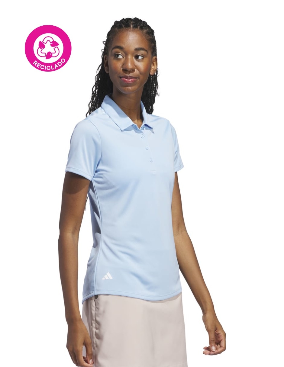 Playera tipo polo golf Adidas Golf para mujer 5