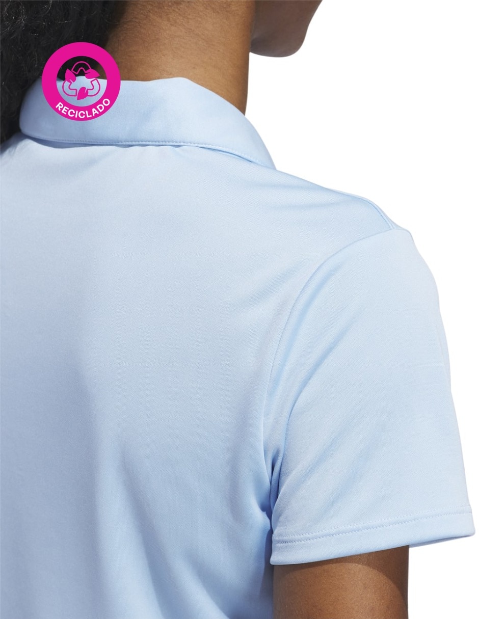 Playera tipo polo golf Adidas Golf para mujer 7