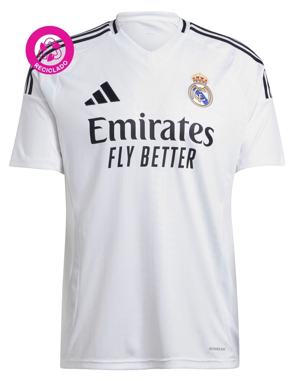 Jersey de Real Madrid Club de Fútbol local manga corta   para hombre 8