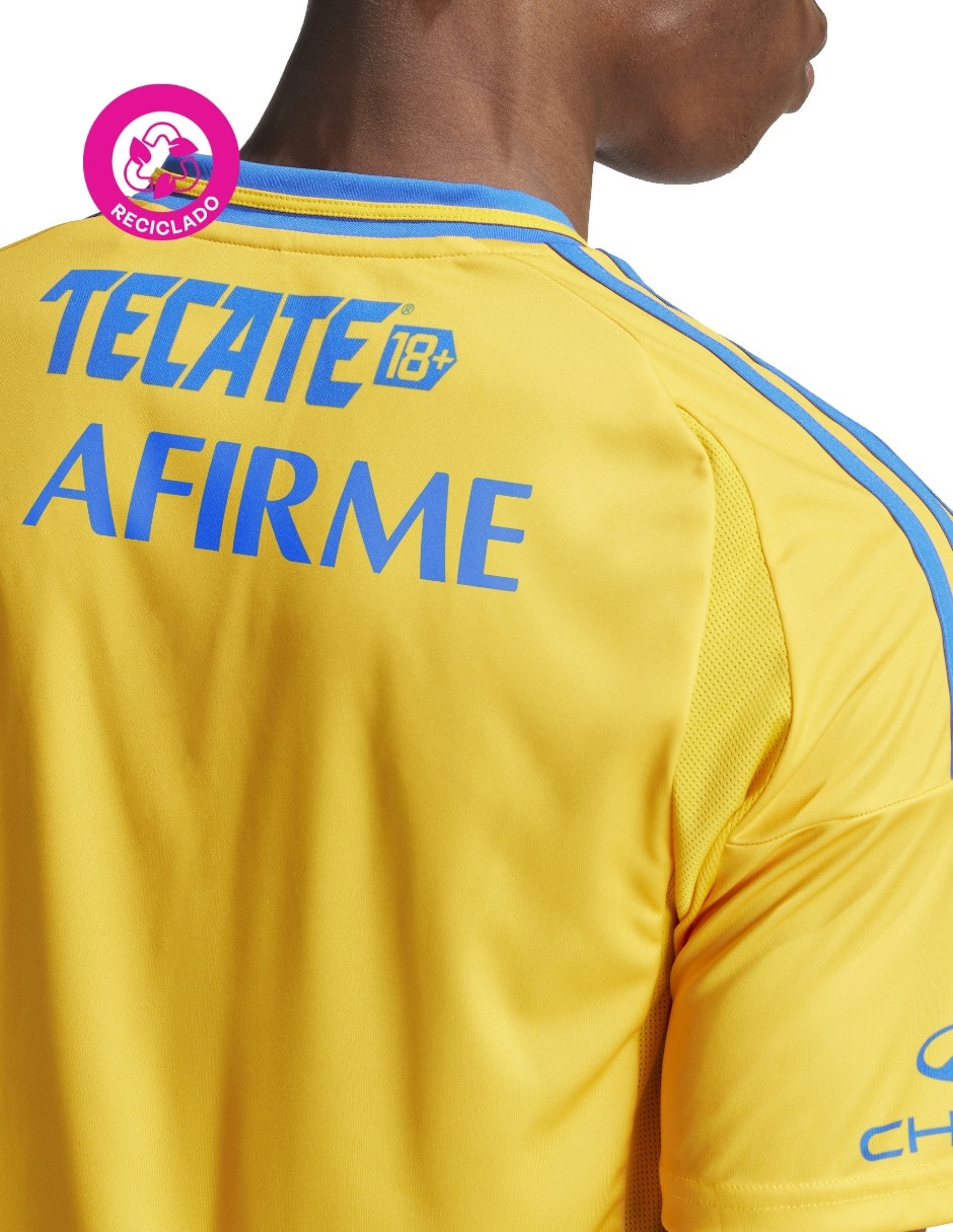 Jersey de Tigres UANL local manga corta   para hombre 8