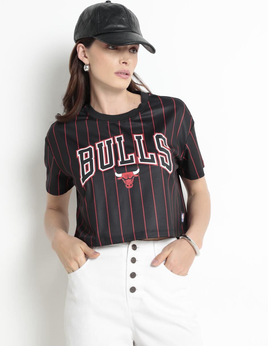 Playera deportiva para básquetbol Chicago Bulls para mujer 1