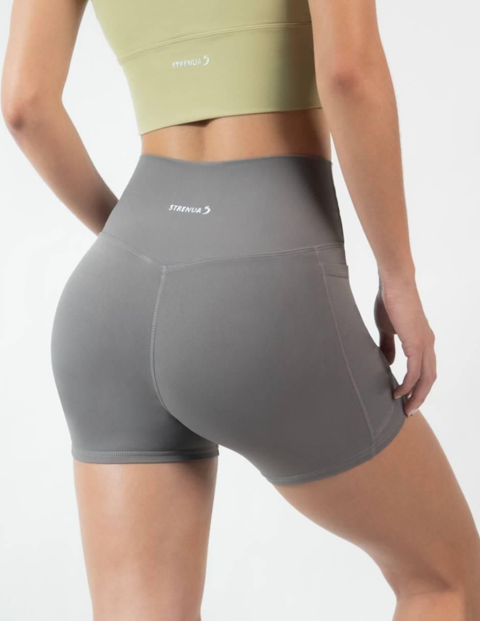 Short con bolsillos Strenua para yoga mujer