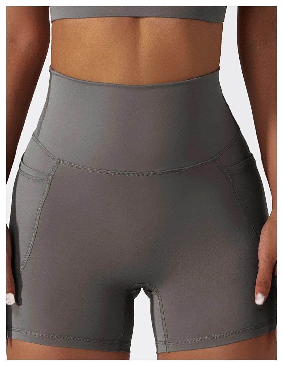 Short con bolsillos Strenua para yoga mujer
