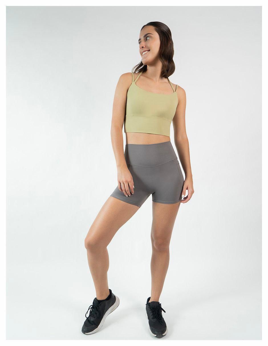 Short con bolsillos Strenua para yoga mujer