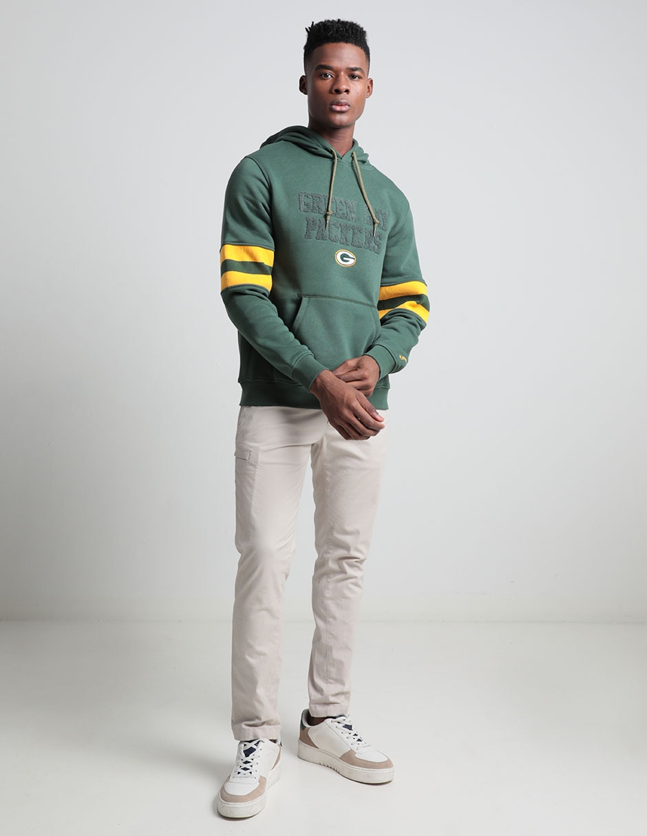 Sudadera con capucha y bolsa Green Bay Packers para hombre 3