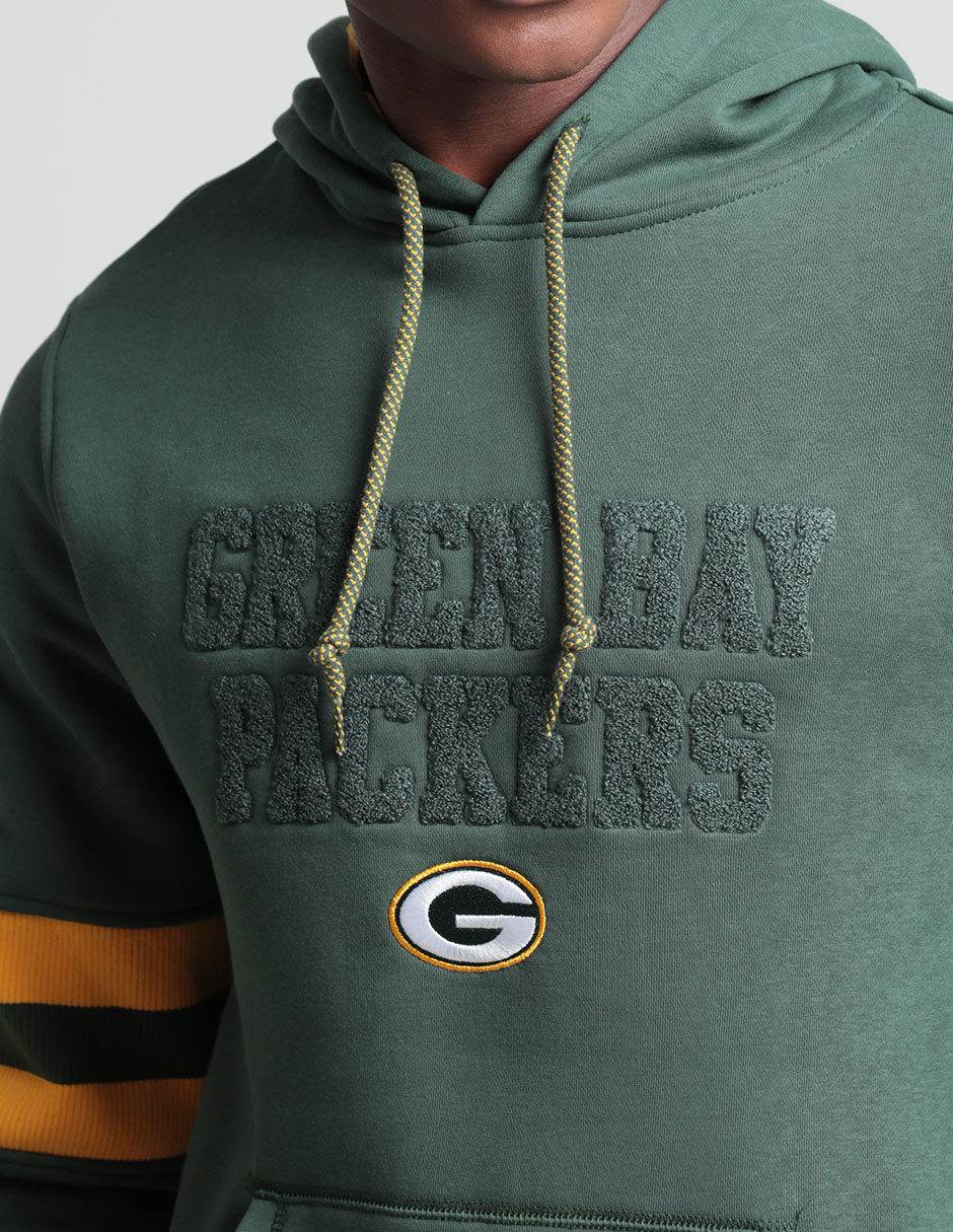 Sudadera con capucha y bolsa Green Bay Packers para hombre 4