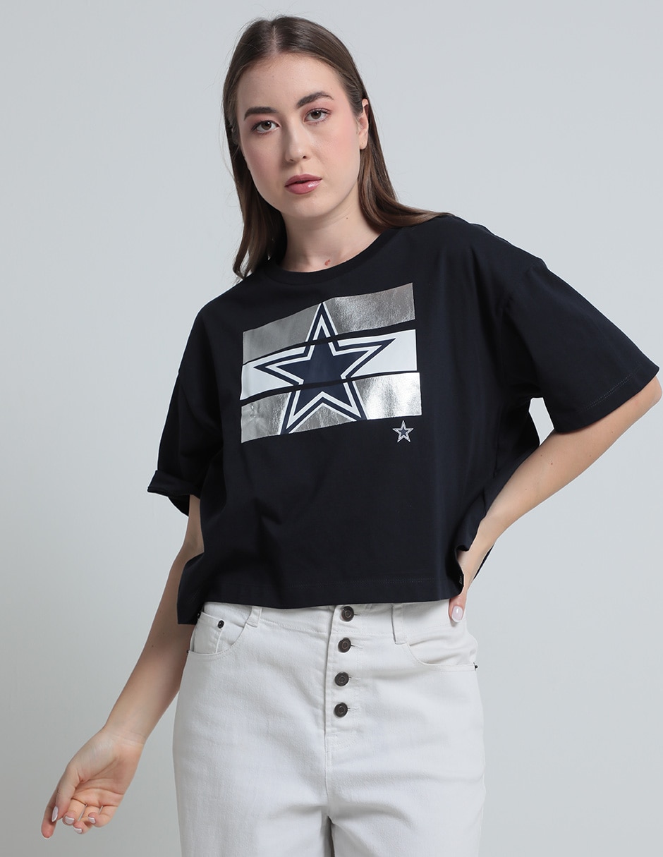 Playera deportiva para fútbol americano New Era Dallas Cowboys
