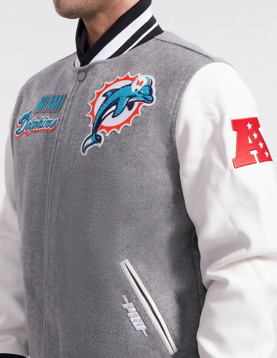 Chamarra casual Miami Dolphins NFL para hombre 10
