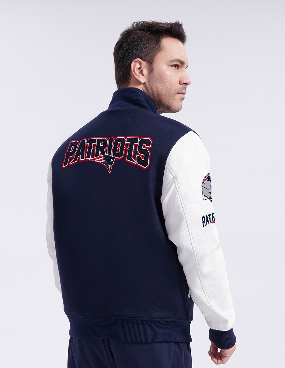 Chamarra para deporte con raqueta Bodywear New England Patriots NFL para hombre 2
