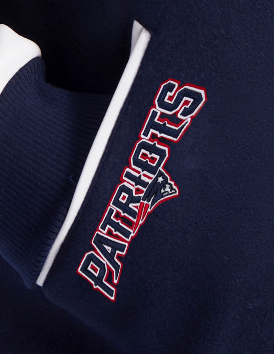 Chamarra para deporte con raqueta Bodywear New England Patriots NFL para hombre 6