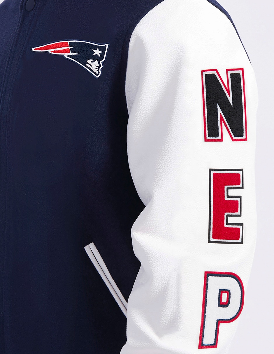 Chamarra para deporte con raqueta Bodywear New England Patriots NFL para hombre 8