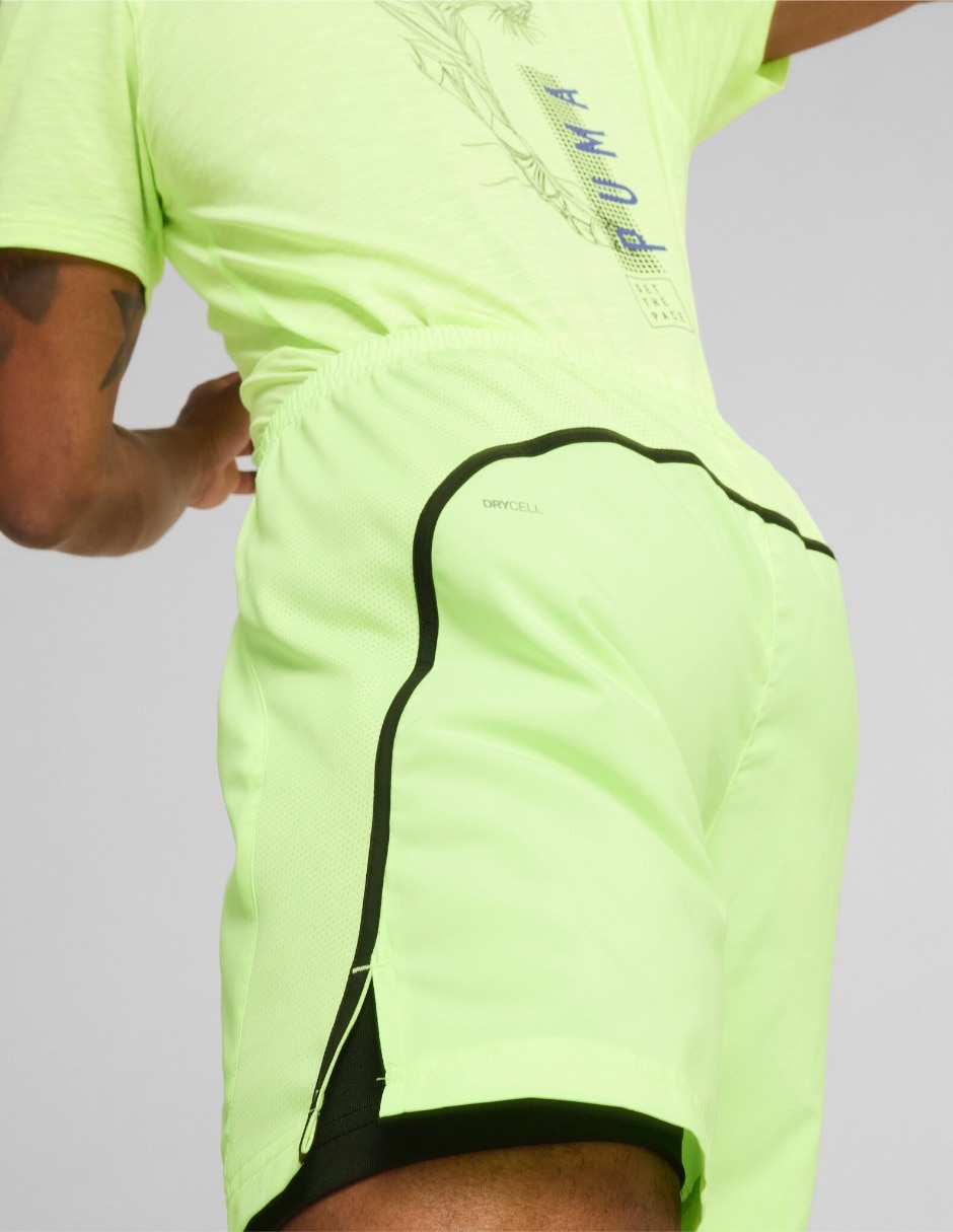 Short con bolsa para correr hombre 7
