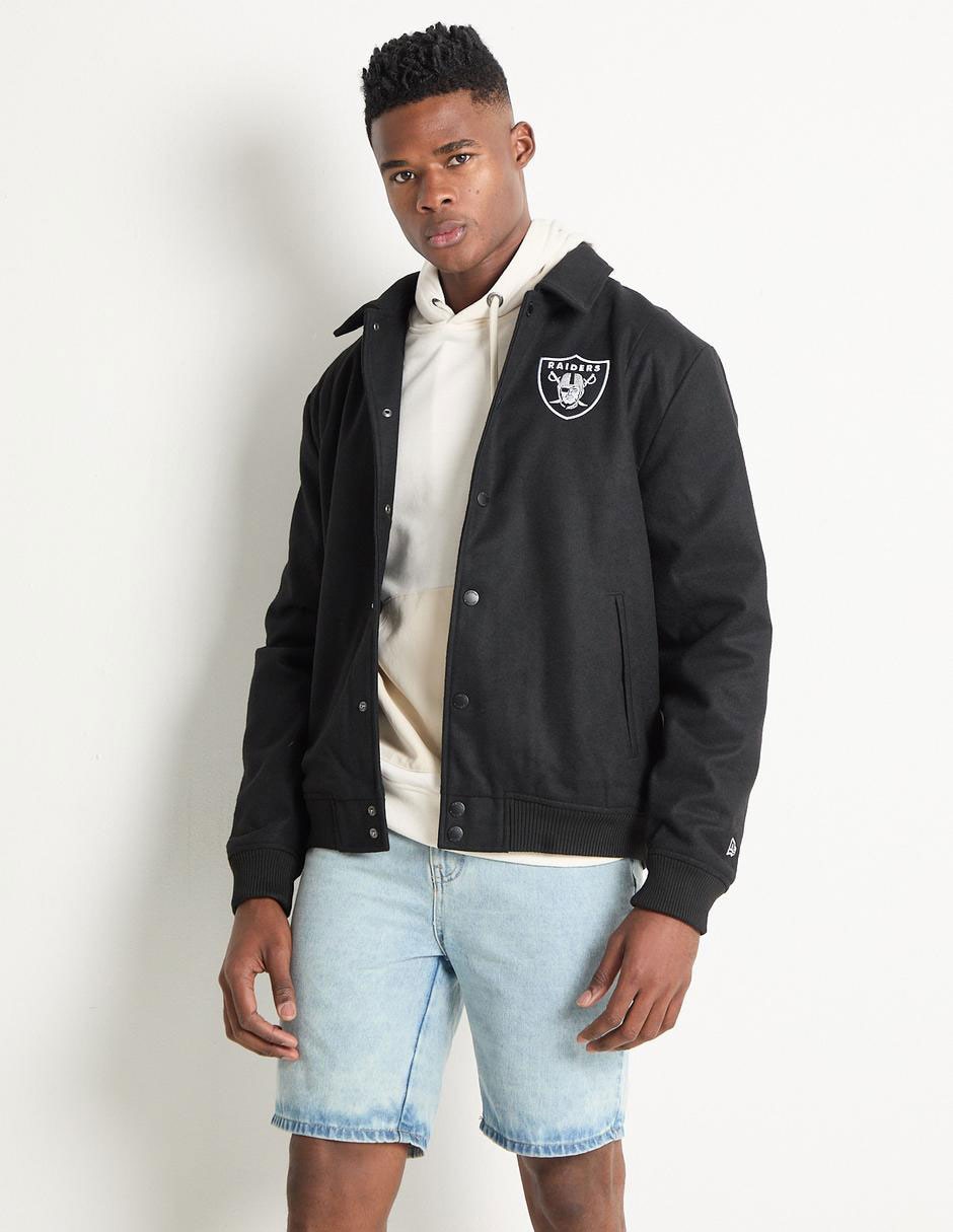 Chamarra New Era Las Vegas Raiders NFL para hombre Liverpool