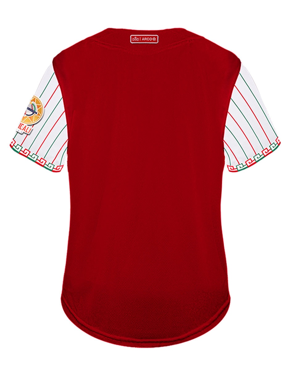 Jersey de México visitante manga corta   para mujer 2