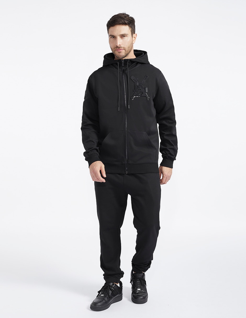 Sudadera con capucha y bolsa Los Angeles Dodgers para hombre 3