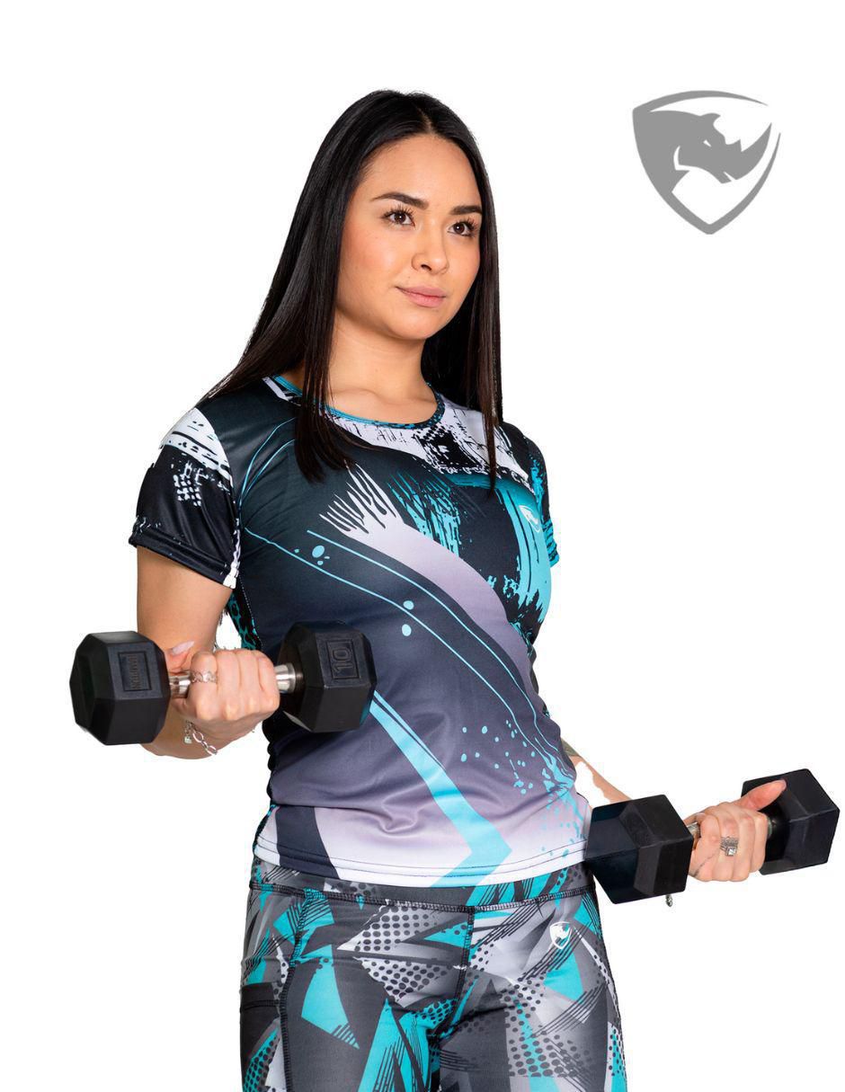Playera deportiva para entrenamiento de mujer 7