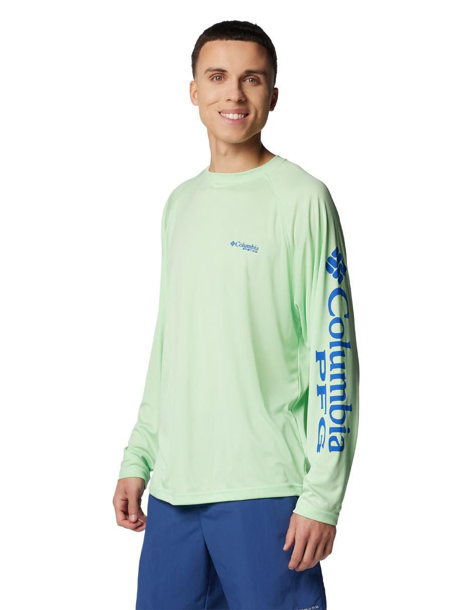 Playera deportiva para pesca para hombre