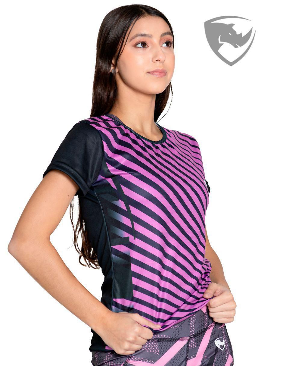 Playera deportiva para entrenamiento de mujer 5