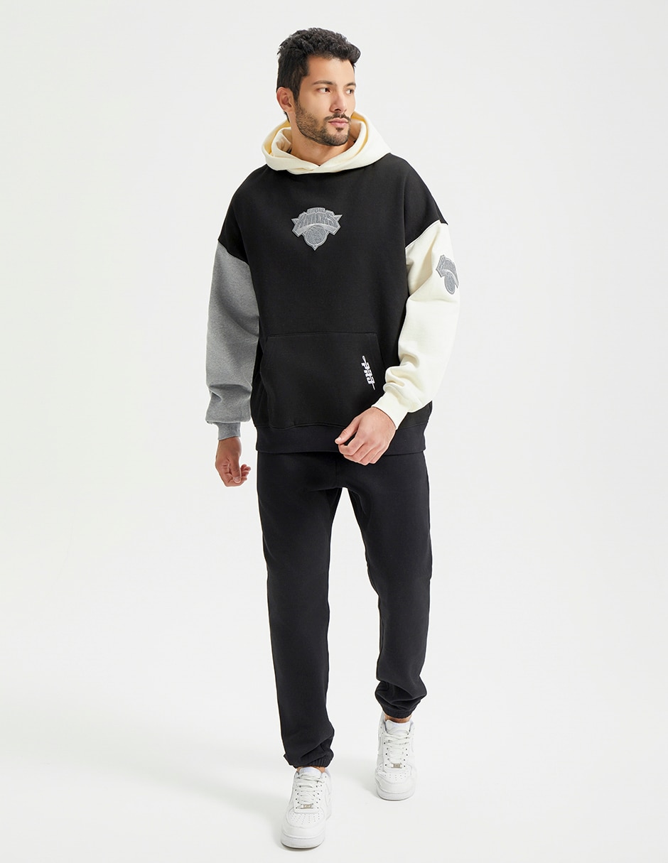 Sudadera con capucha y bolsa New York Knicks para hombre 7
