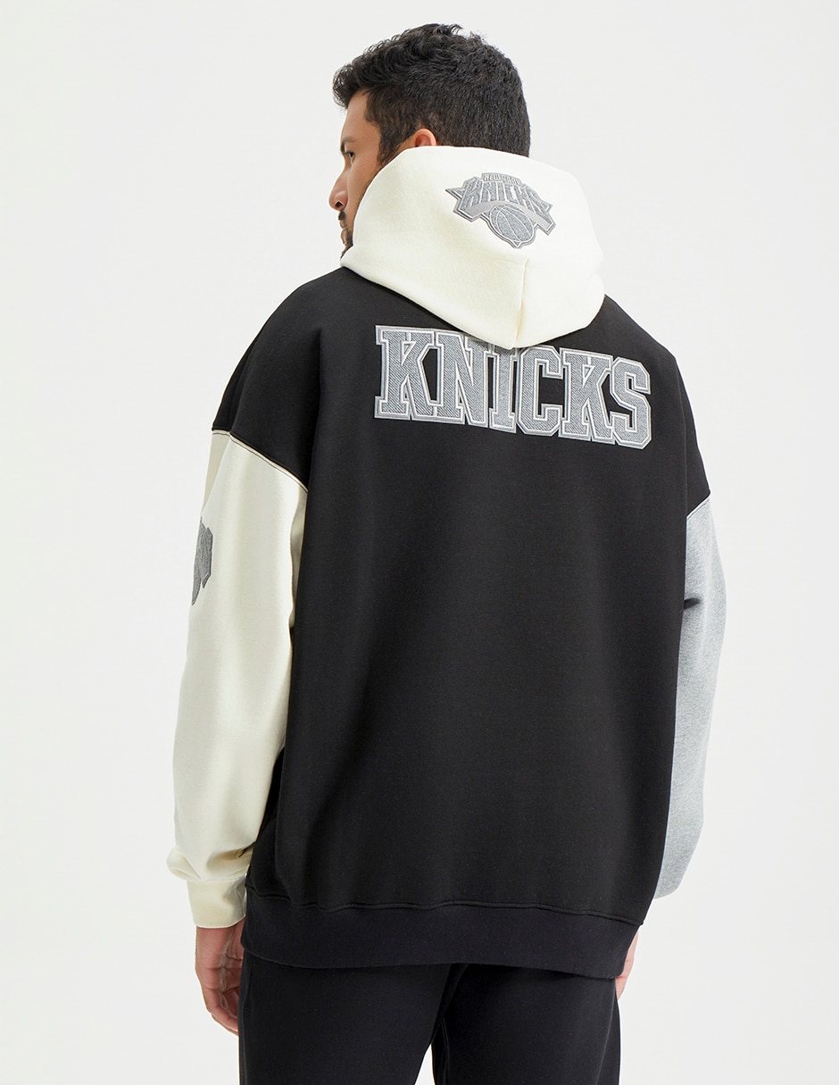 Sudadera con capucha y bolsa New York Knicks para hombre 8