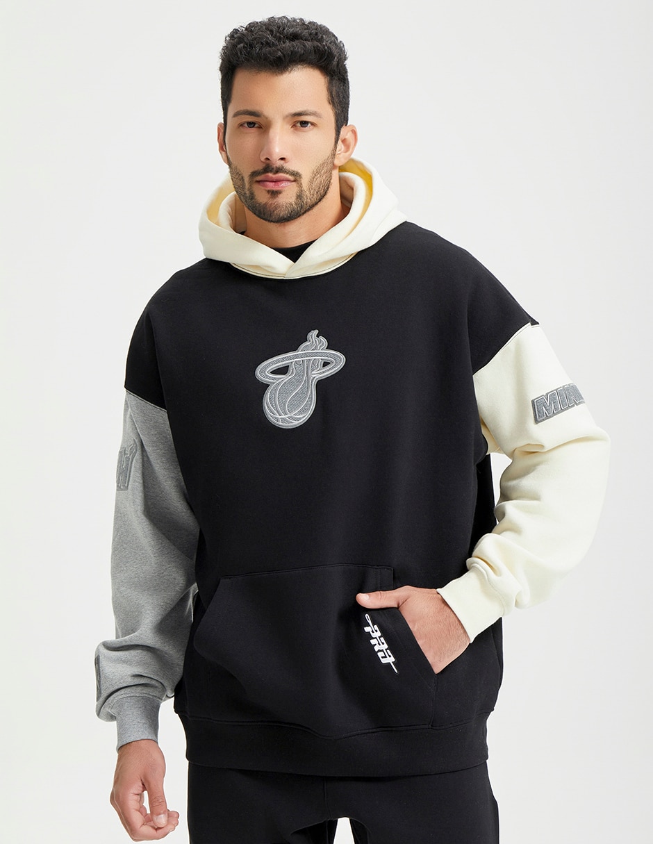 Sudadera con capucha y bolsa Miami Heats para hombre Sudadera con capucha y bolsa Miami Heats para hombre