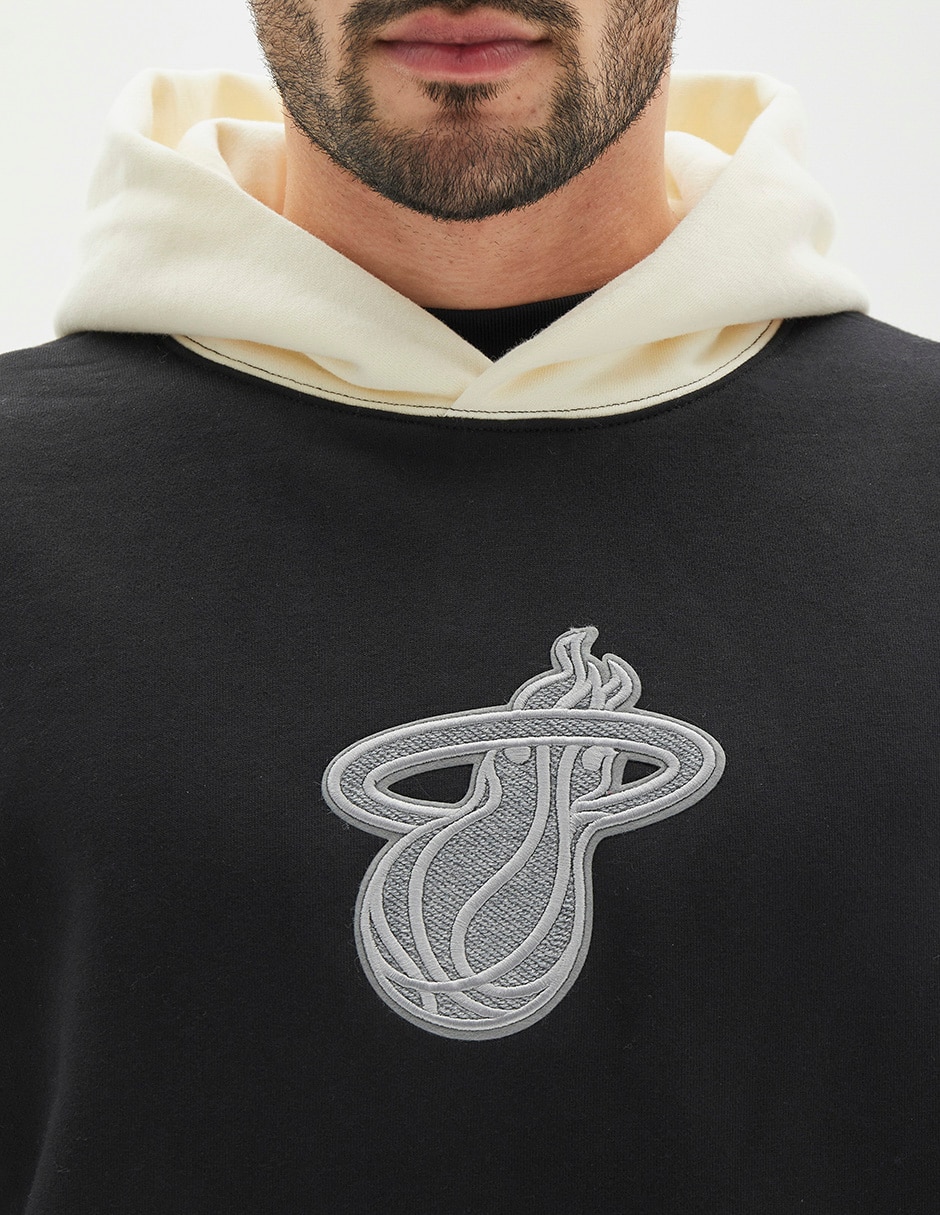 Sudadera con capucha y bolsa Miami Heats para hombre 5