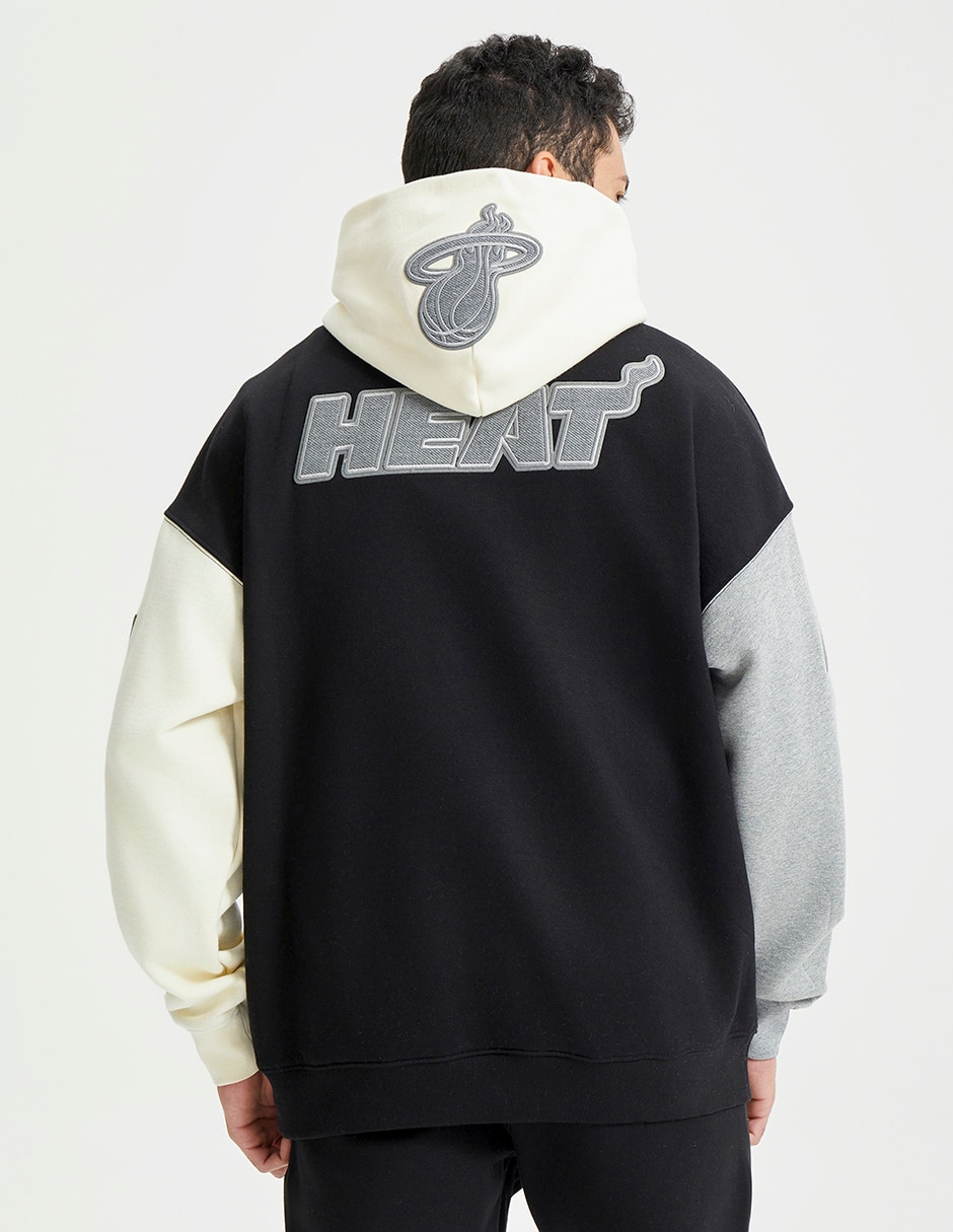 Sudadera con capucha y bolsa Miami Heats para hombre 8