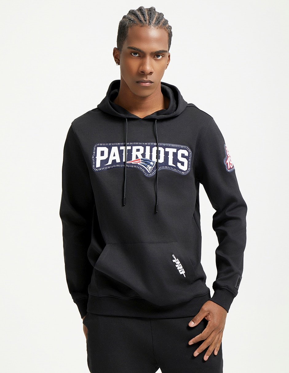Sudadera Pro Standard con capucha y bolsa New England Patriots para hombre