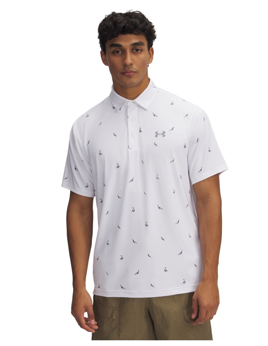 HOT Polo Playera Under Armour Blanca Playera Tipo Polo Under