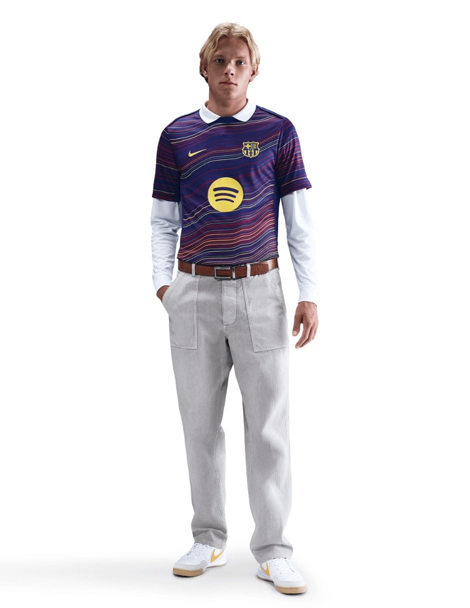 Playera deportiva para fútbol Fcb Mnk Df Acdpr Ss Top K Fútbol Club Barcelona de hombre 1