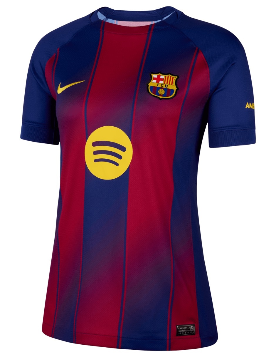Jersey de Fútbol Club Barcelona local manga corta para mujer Jersey de Fútbol Club Barcelona local manga corta para mujer