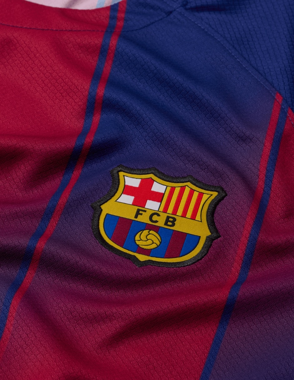 Jersey de Fútbol Club Barcelona local manga corta   para mujer 3