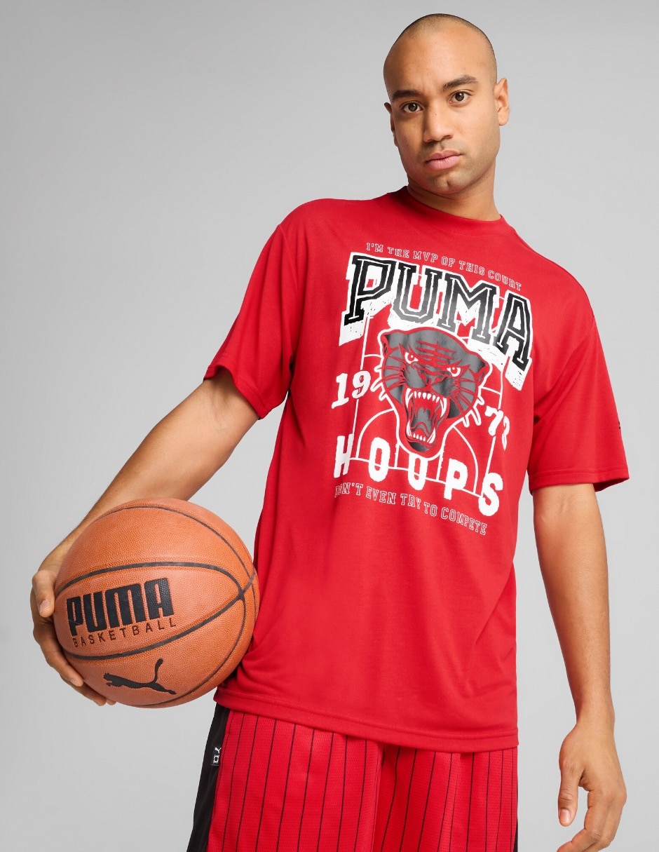 Playera deportiva para básquetbol Puma para hombre Liverpool