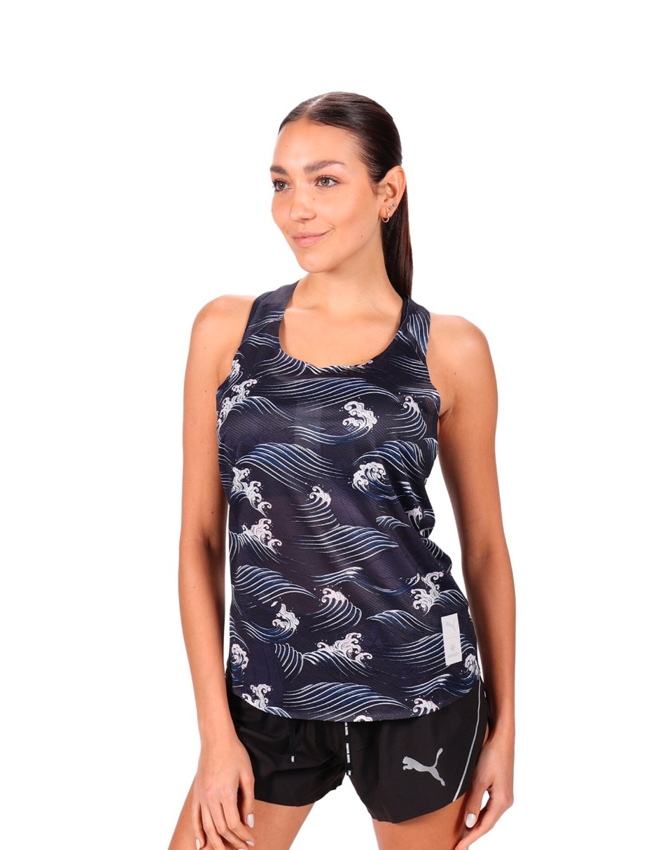 Playera deportiva para correr de mujer
