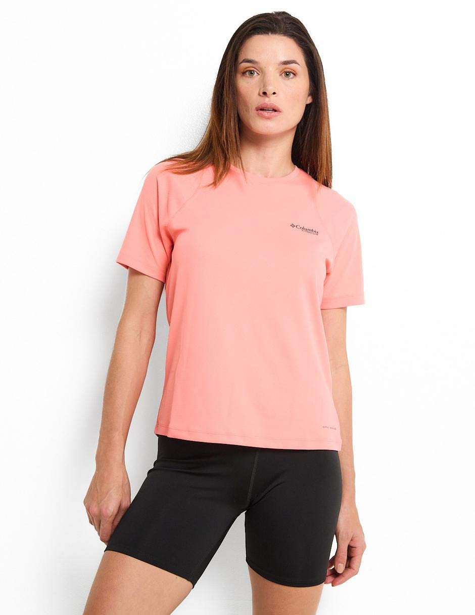 Playera deportiva para senderismo Columbia para mujer
