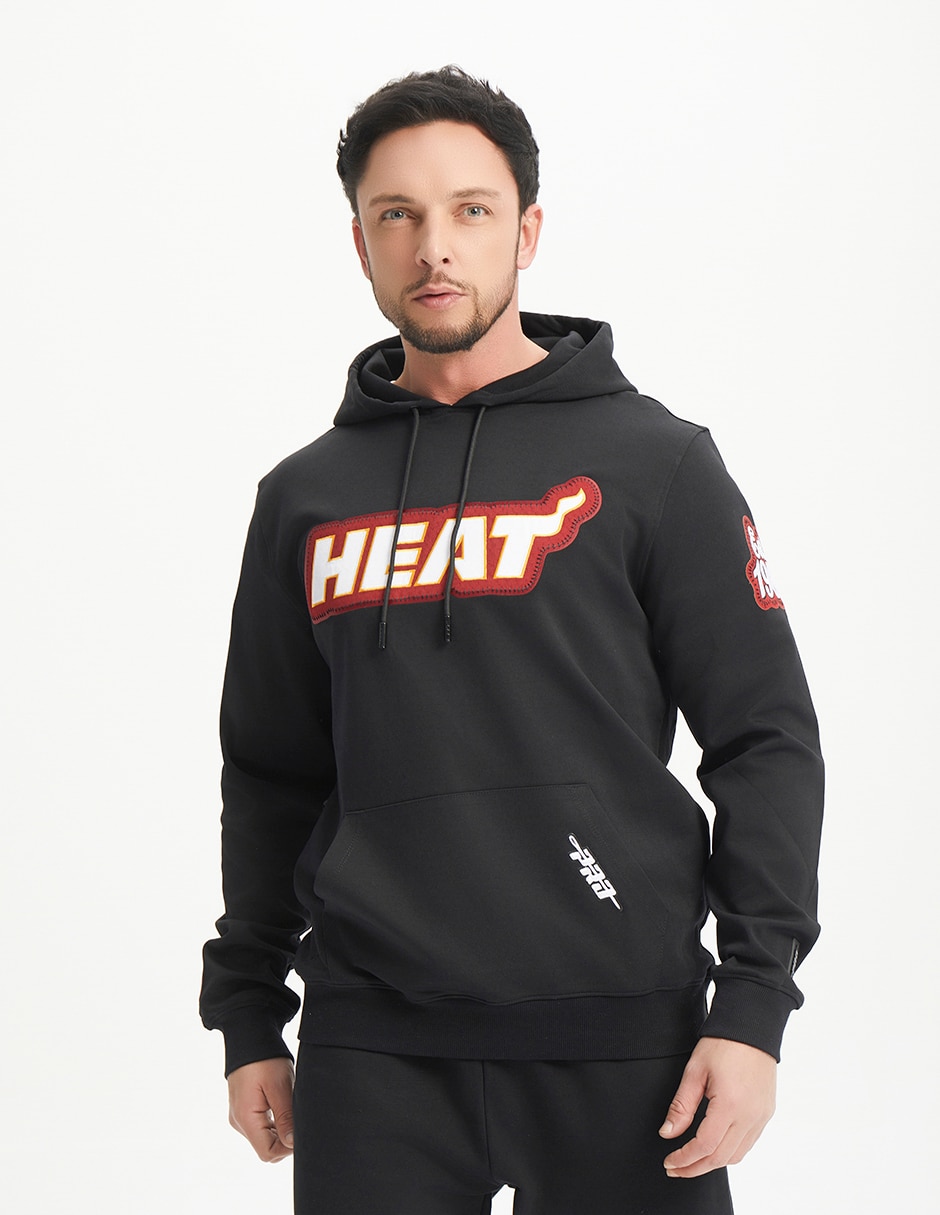 Sudadera con capucha y bolsa Miami Heats para hombre Sudadera con capucha y bolsa Miami Heats para hombre