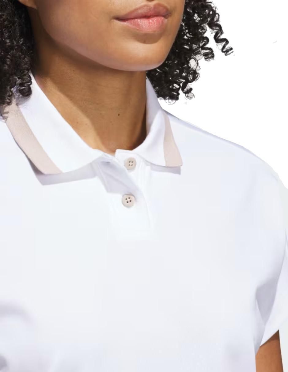 Playera tipo polo golf Adidas Golf para mujer 3