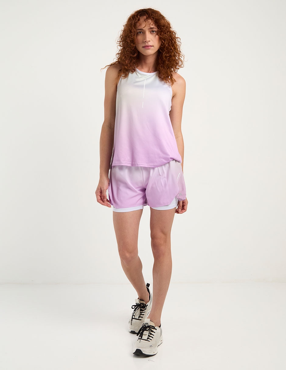 Short con malla para correr mujer 3