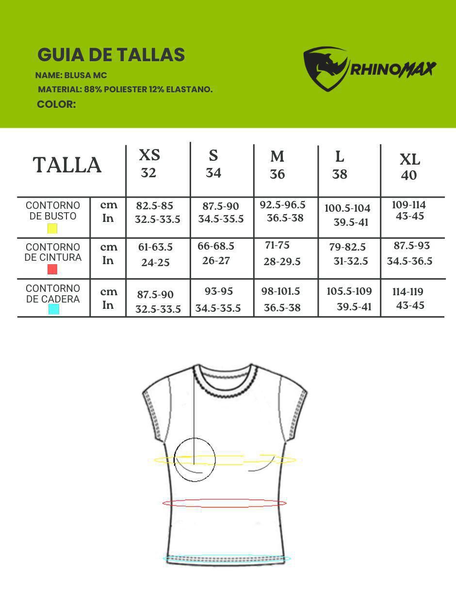 Playera deportiva para entrenamiento de mujer