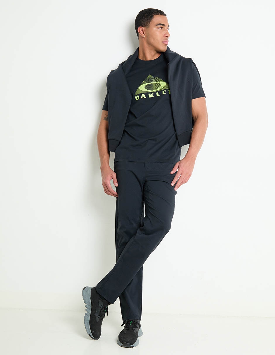 PLAYERA OAKLEY HOMBRE SIN E, CH, NEGRO