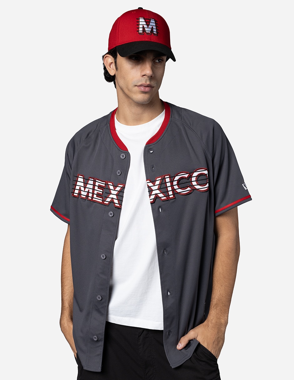 Jersey de Diablos Rojos del México cuarto equipo manga corta   para hombre 3