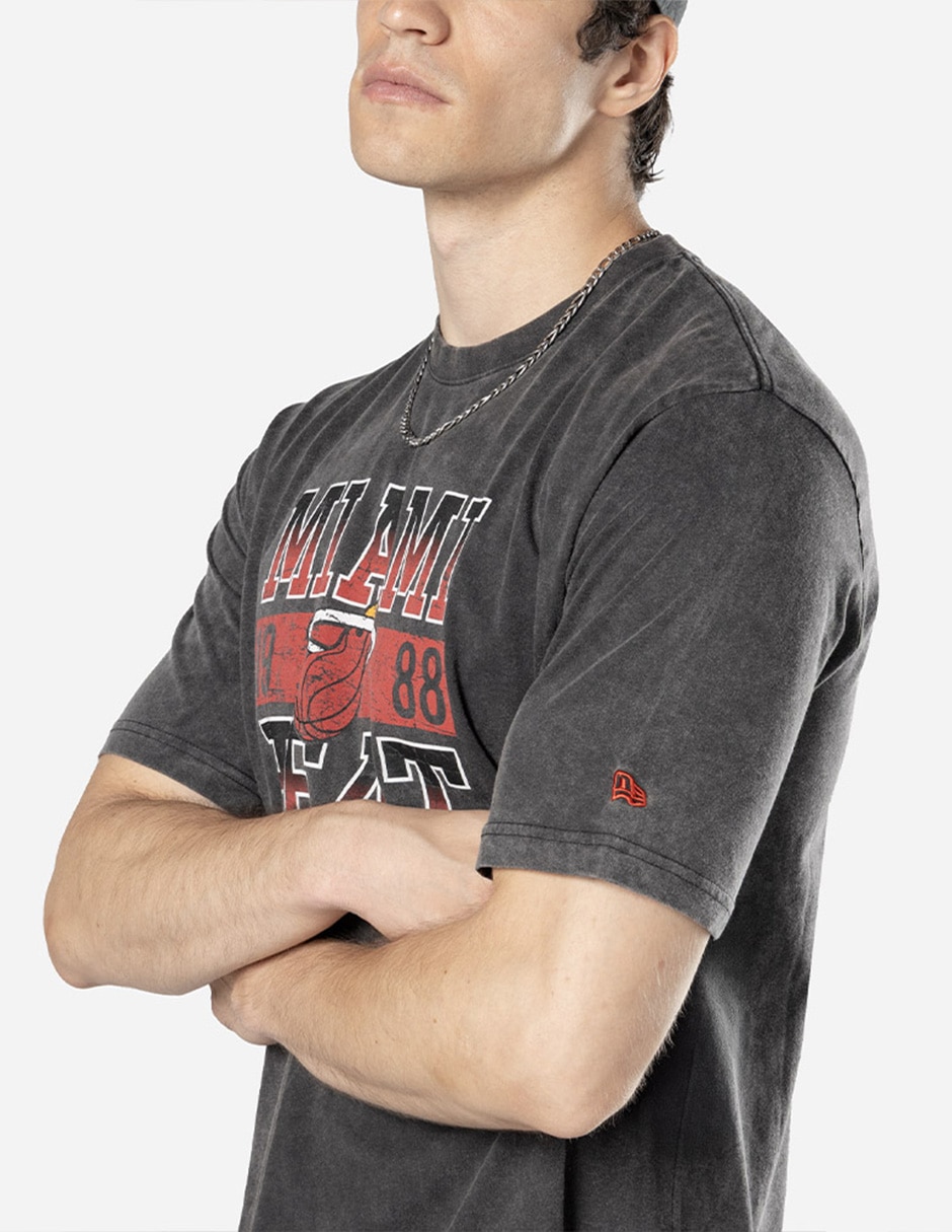 Playera deportiva para básquetbol Miami Heats unisex 2
