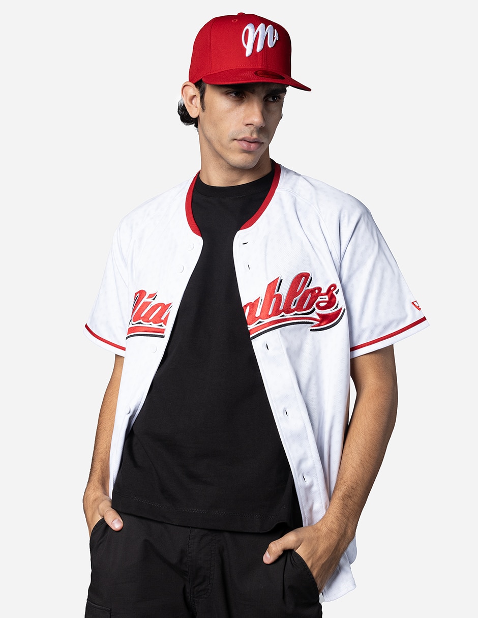 Jersey de Diablos Rojos del México local manga corta   para hombre 3