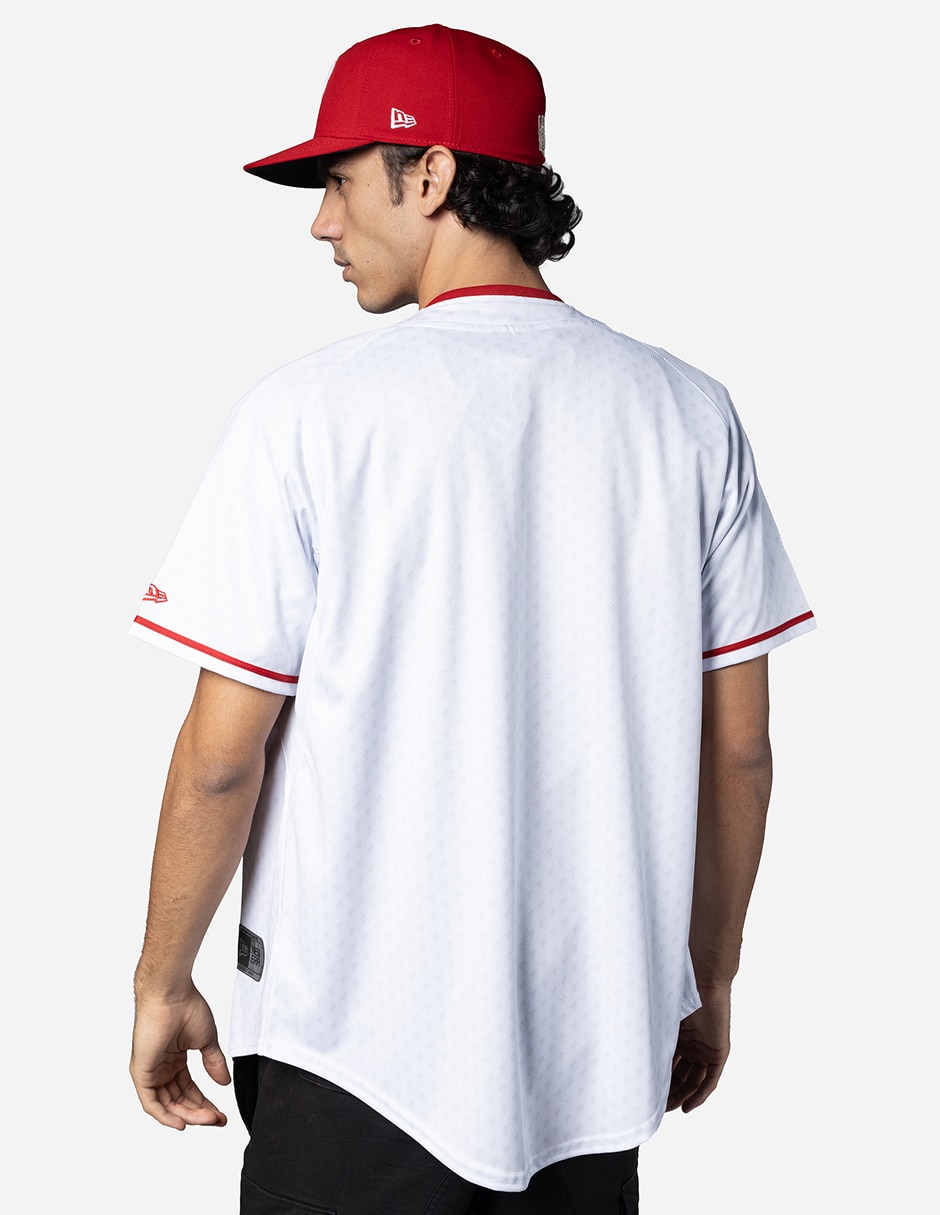 Jersey de Diablos Rojos del México local manga corta   para hombre 5