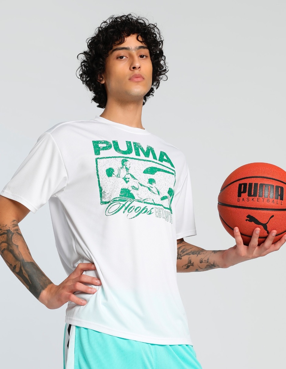 Playera deportiva para básquetbol Puma para hombre Venta Especial