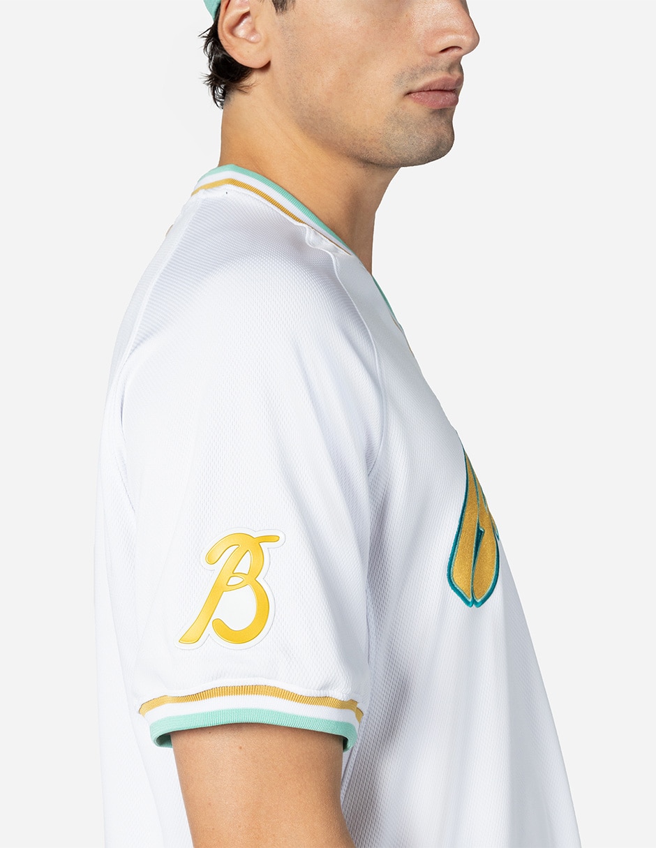 Jersey de Bravos de León local manga corta   para hombre 4