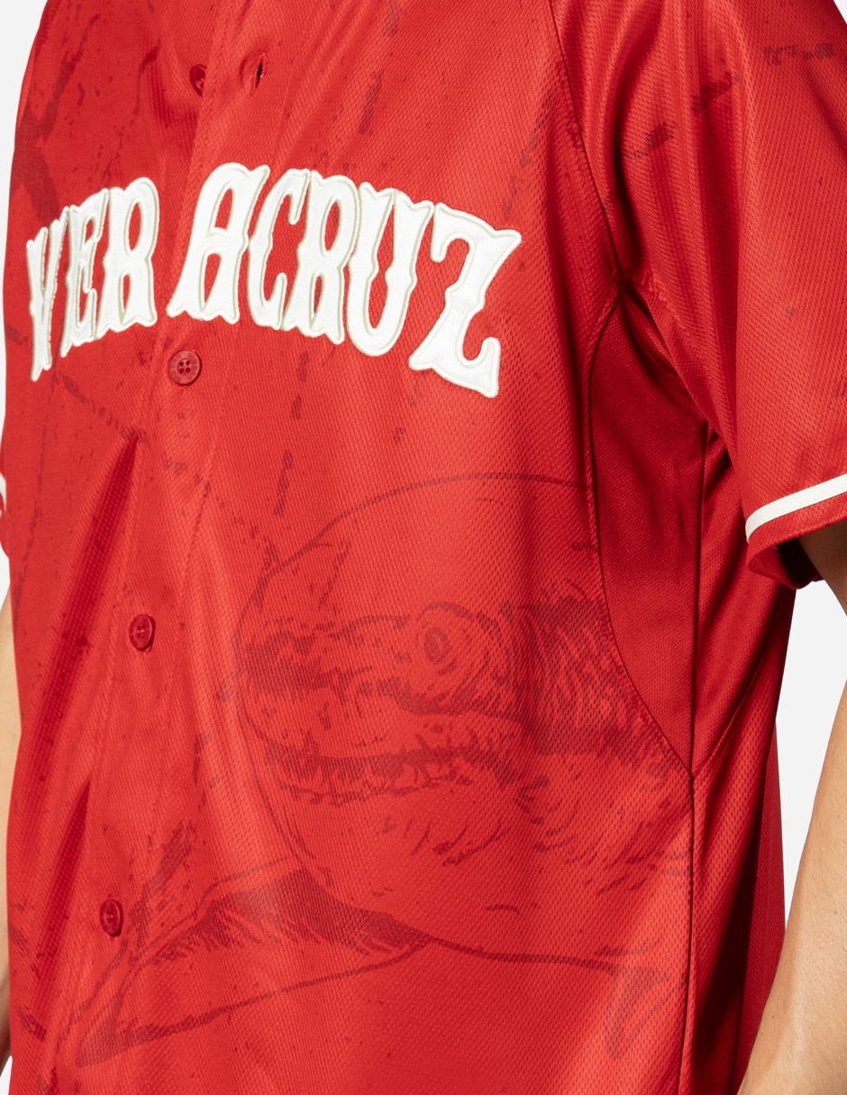Jersey de El Águila de Veracruz cuarto equipo manga corta   para hombre 5