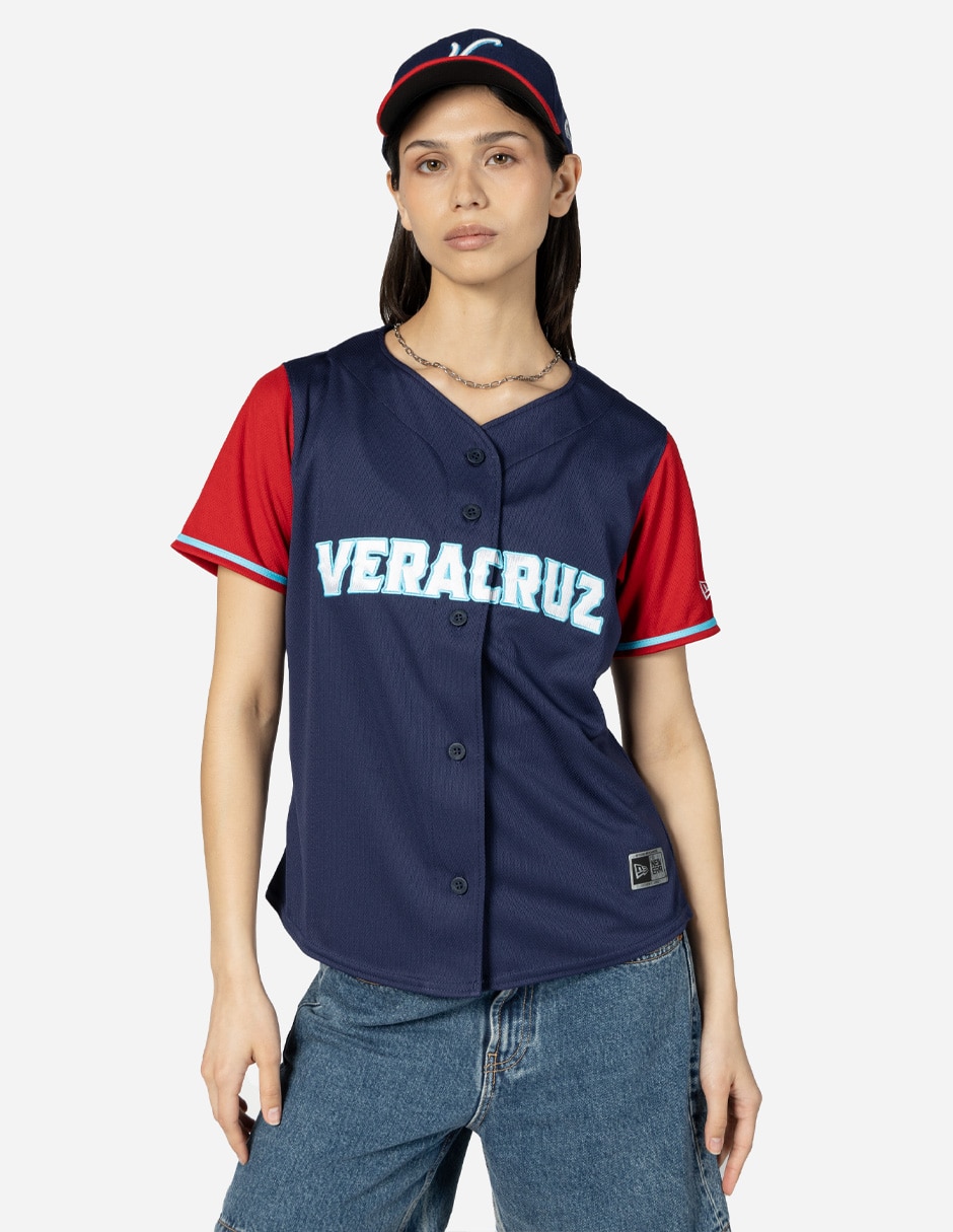 Jersey de El Águila de Veracruz visitante manga corta para mujer Jersey de El Águila de Veracruz visitante manga corta para mujer