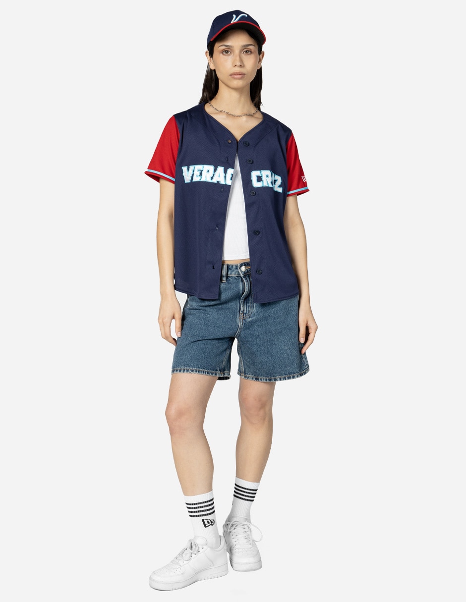 Jersey de El Águila de Veracruz visitante manga corta   para mujer 3